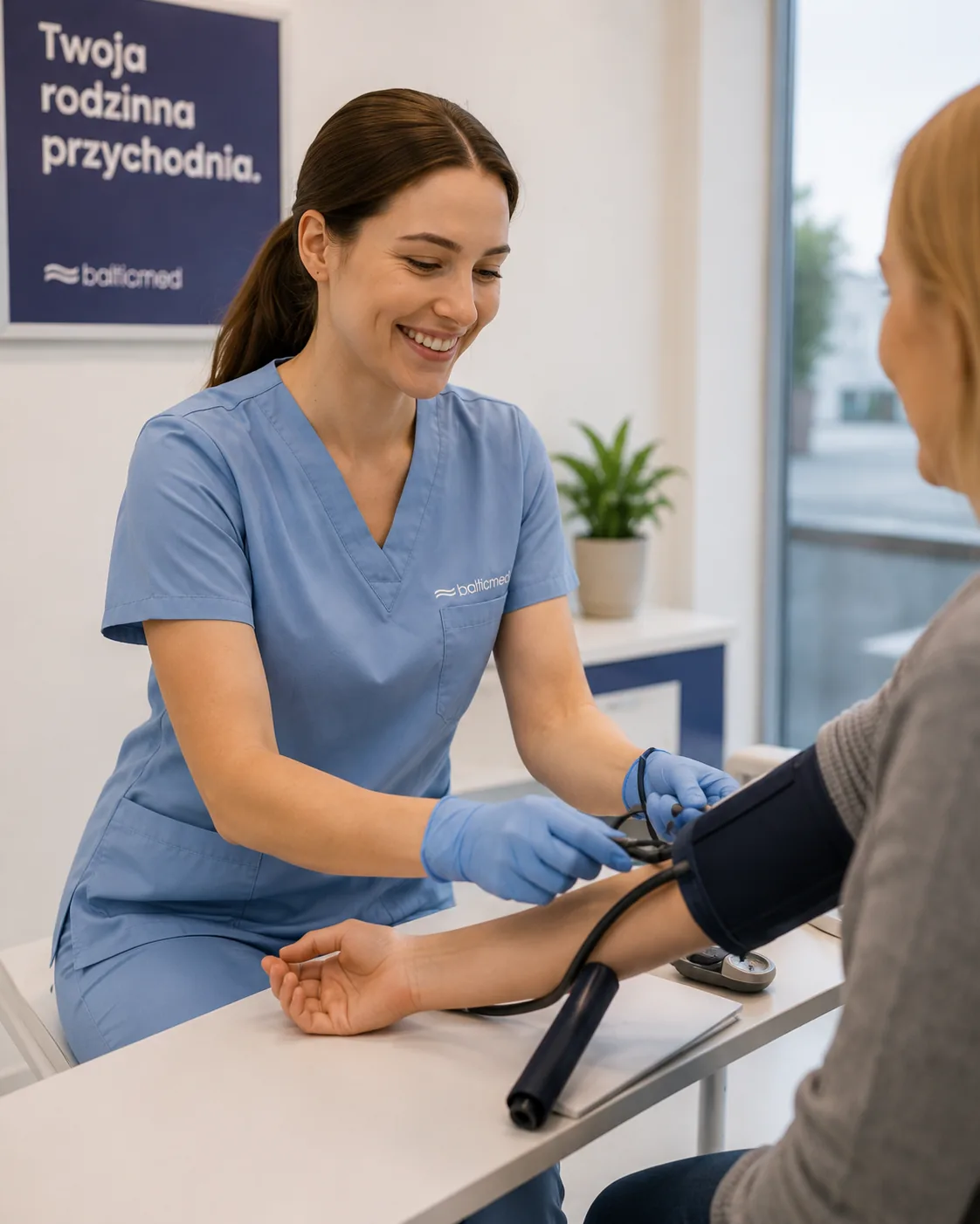 Pomiar ciśnienia w przychodni Balticmed
