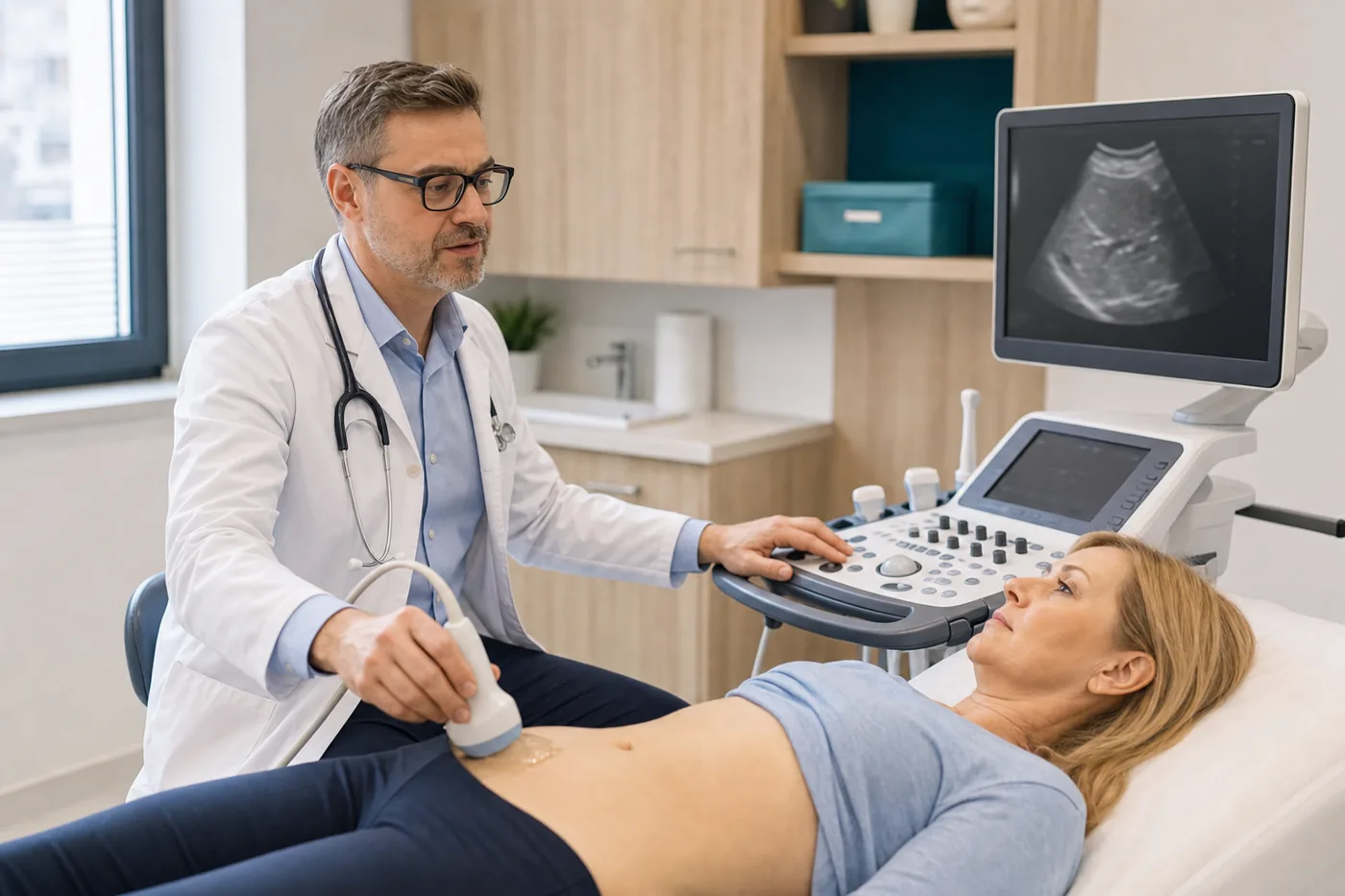 USG jamy brzusznej w gabinecie hepatologa Balticmed