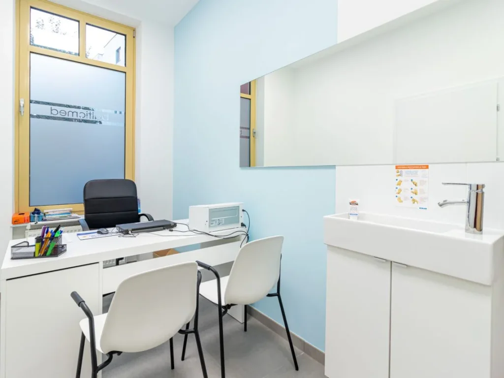 Stanowisko lekarza w gabinecie przychodni Balticmed Śródmieście